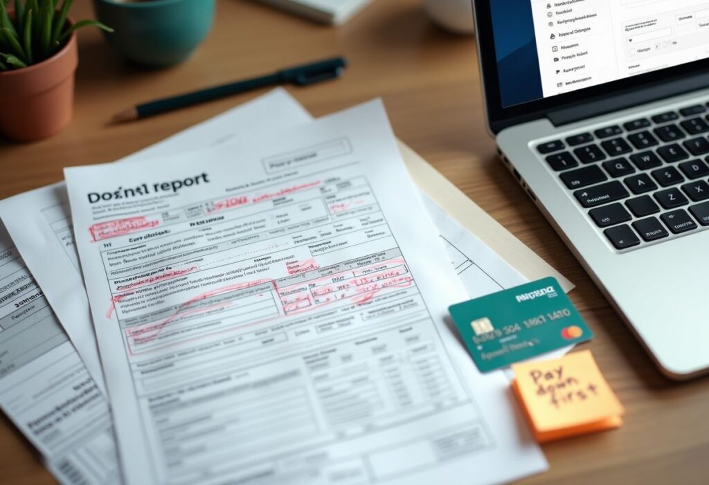 A calendar with marked dates and a graph showing an upward trend, illustrating a 60-day plan to improve credit score before applying for a debt consolidation loan. Debt Consolidation for Bad Credit