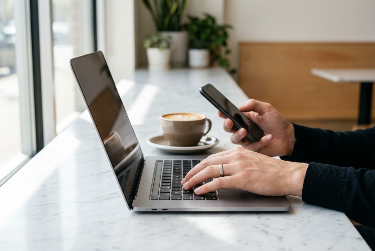 Concept of low capital digital ventures featuring dropshipping and micro SaaS platforms for passive income.